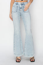 Load image into Gallery viewer, Risen High Rise Front Patch Pocket Flare Jeans
