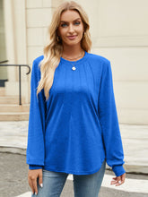 Load image into Gallery viewer, Round Neck Long Sleeve Top (multiple color options)
