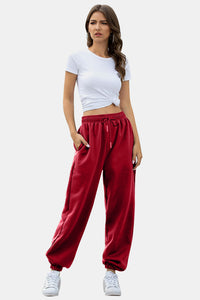 Elastic Waist Joggers with Pockets  (multiple color options)