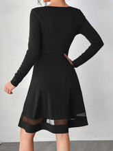 Load image into Gallery viewer, Square Neck Long Sleeve Mini Dress (multiple color options)
