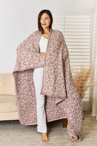 Leopard Decorative Throw Blanket (multiple color options)