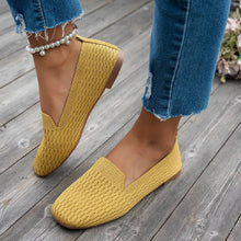 Load image into Gallery viewer, Urban Knit Square-Toe Loafer (multiple color options)
