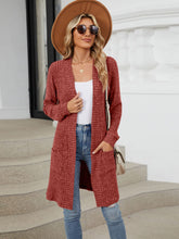 Load image into Gallery viewer, Open Front Long Sleeve Cardigan (multiple color options)
