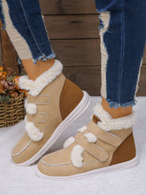 Load image into Gallery viewer, Faux Fur Round Toe Flat Boots (multiple color options)
