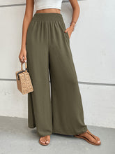 Load image into Gallery viewer, Perfee Wide Leg Pants with Pockets (multiple color options)
