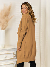 Load image into Gallery viewer, Long Sleeve Open Front Longline Cardigan (multiple color options)
