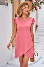 Load image into Gallery viewer, Flutter Sleeve Tulip Hem Dress (multiple color options)
