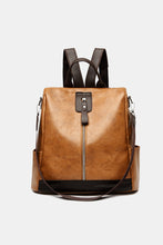 Load image into Gallery viewer, PU Leather Backpack Bag (multiple color options)
