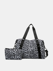 Oxford Cloth Leopard 2-Piece Bag Set (multiple color options)