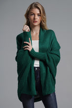 Load image into Gallery viewer, Open Front Batwing Sleeve Cardigan (multiple color options)
