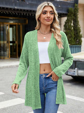 Load image into Gallery viewer, Open Front Long Sleeve Cardigan (multiple color options)
