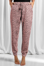 Load image into Gallery viewer, Leopard Drawstring Pocketed Pants (multiple color options)
