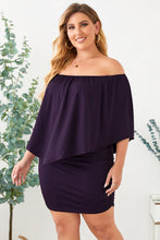 Load image into Gallery viewer, Full Size Off-Shoulder Half Sleeve Dress
