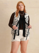 Load image into Gallery viewer, Tied Sherpa Vest Coat with Pockets
