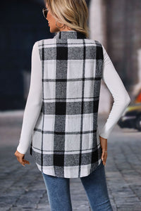 Plaid Button Up Vest (multiple color options)