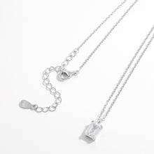 Load image into Gallery viewer, 925 Sterling Silver Zircon Pendant Necklace
