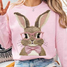 Load image into Gallery viewer, One Smart Bunny Graphic Sweatshirt (multiple color options)
