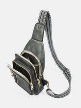 Load image into Gallery viewer, PU Leather Adjustable Strap Crossbody Bag (multiple color options)
