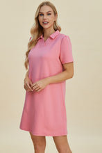 Load image into Gallery viewer, Texture Short Sleeve Dress (multiple color options)
