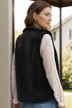 Load image into Gallery viewer, Zip Up Vest Coat with Pockets (multiple color options)
