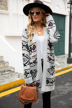 Load image into Gallery viewer, Printed Long Sleeve Cardigan with Pocket (multiple color options)
