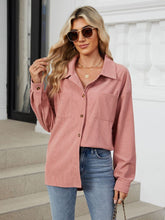 Load image into Gallery viewer, Button Up Long Sleeve Shirt with Breast Pockets (multiple color options)
