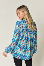 Load image into Gallery viewer, Printed Balloon Sleeve Blouse
