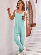 Load image into Gallery viewer, Spaghetti Strap Jumpsuit with Pockets (multiple color options)
