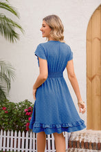 Load image into Gallery viewer, Swiss Dot Cap Sleeve Dress (multiple color options)
