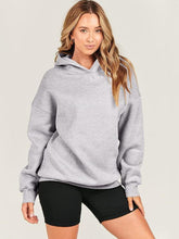 Load image into Gallery viewer, Dropped Shoulder Long Sleeve Hoodie (multiple color options)
