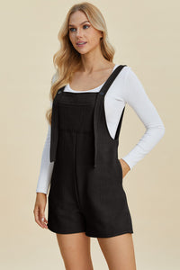 Texture Sleeveless Romper (multiple color options)