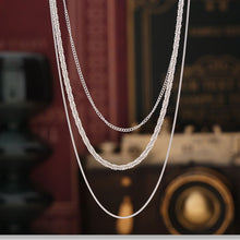 Load image into Gallery viewer, Titanium Steel Three-Layered Necklace
