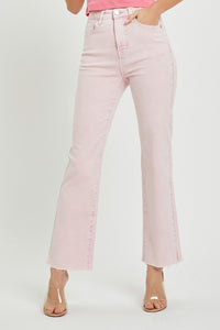 RISEN High Rise Tummy Control Straight Jeans