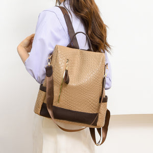 PU Leather Backpack Bag (multiple color options)