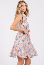 Load image into Gallery viewer, Floral Eyelet Sleeveless Mini Dress
