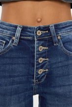 Load image into Gallery viewer, Cat&#39;s Whiskers Button Fly Denim Shorts by Kancan
