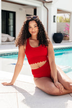 Load image into Gallery viewer, Tonga Scalloped Swim Top
