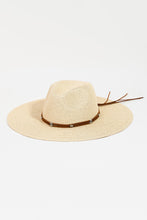 Load image into Gallery viewer, Rope Strap Wide Brim Weave Hat
