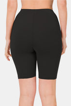 Load image into Gallery viewer, Casual Moves High Waist Biker Shorts in Black
