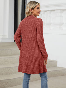 Open Front Long Sleeve Cardigan (multiple color options)