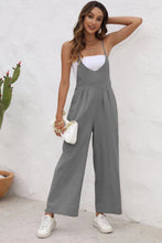 Load image into Gallery viewer, Tie Back Sleeveless Wide Leg Jumpsuit (multiple color options)
