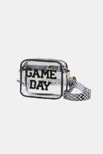 Load image into Gallery viewer, GAME DAY Stadium Approved Transparent Crossbody Bag (multiple color options)
