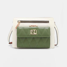 Load image into Gallery viewer, Nicole Lee USA Color Block Crossbody Bag (2 color options)
