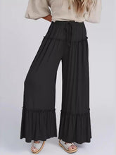 Load image into Gallery viewer, Full Size Frill Wide Leg Pants
