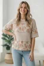 Load image into Gallery viewer, Roses are Red Colorblock Top
