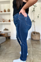 Load image into Gallery viewer, Judy Blue High Waist Rigid Magic Heavy Destroy Straight Jeans
