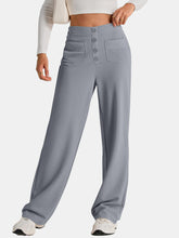 Load image into Gallery viewer, High Waist Wide Leg Pants (multiple color options)
