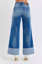 Load image into Gallery viewer, Judy Blue Distressed High Waist Wide Leg Jeans
