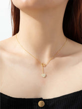 Load image into Gallery viewer, 925 Sterling Silver Inlaid Zircon Heart Necklace (gold or silver)
