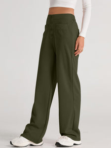 High Waist Wide Leg Pants (multiple color options)